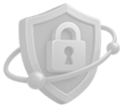 Cyber Security module schild met slot